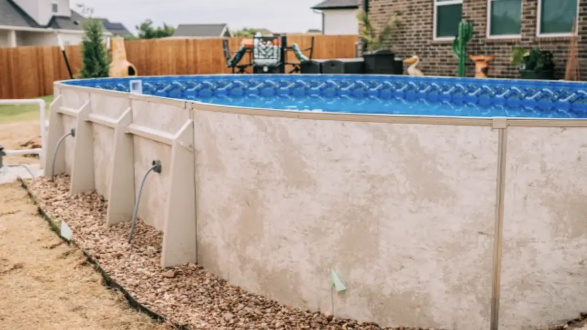 Insulated pool installation by Imperial Pools & Hardscapes in an Oklahoma backyard