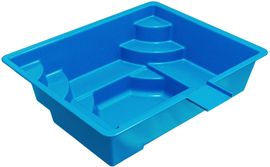 Refinement Spillover fiberglass spa shell