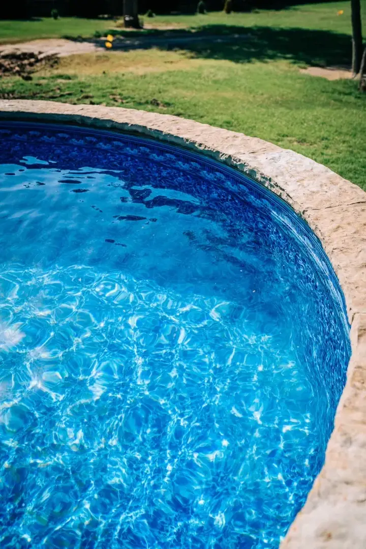 Completed pool project by Imperial Pools & Hardscapes
