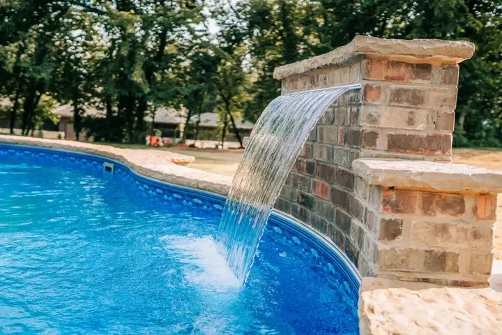 Completed pool project by Imperial Pools & Hardscapes